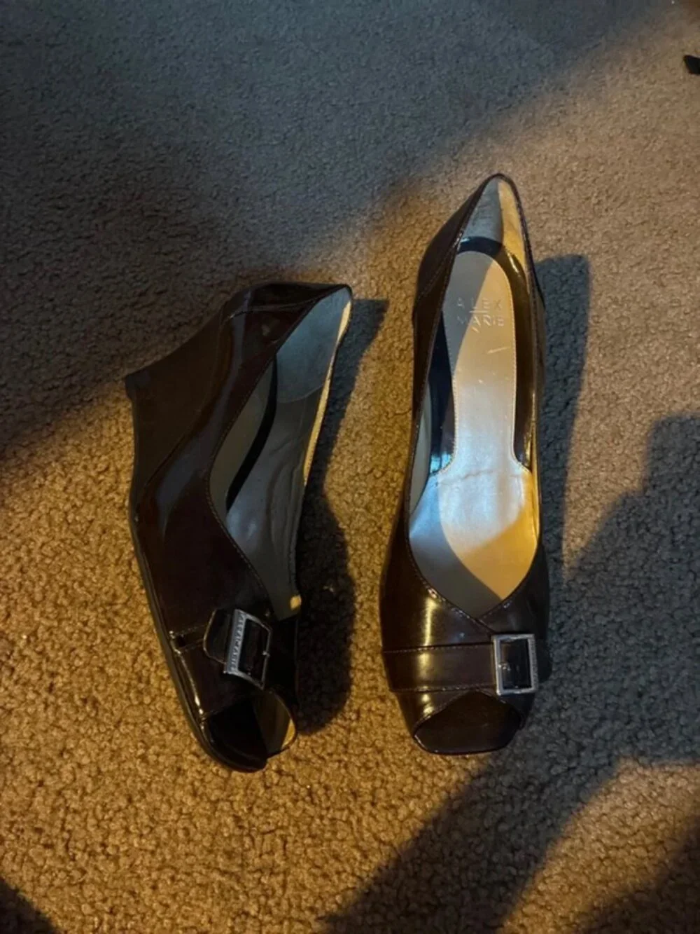 Open toe heels